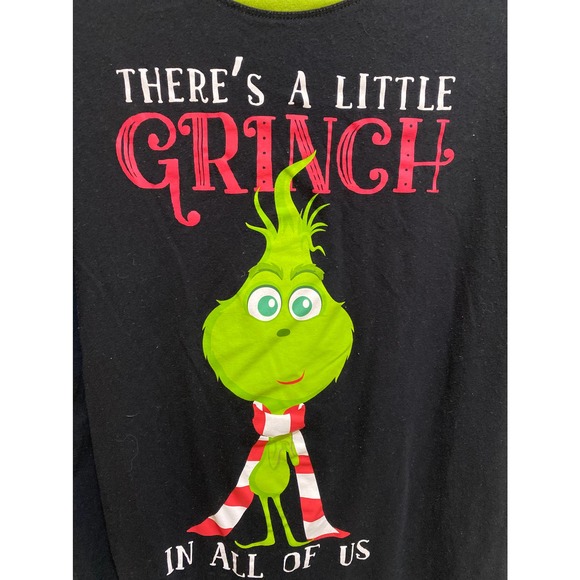 MJC DR. SUESS WOMEN'S THERE'S A LITTLE GRINCH IN ALL OF US SLEEP SHIRT sz L - Picture 2 of 4